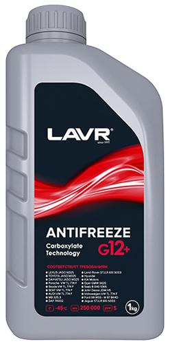 Охлаждающая жидкость ANTIFREEZE LAVR -45 G12+ 1кг